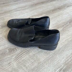 Leather loafers